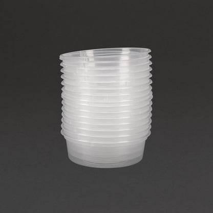 CT285 Fiesta recyclebare plastic magnetronbestendige delicatessenpotten 50ml (100 stuks)