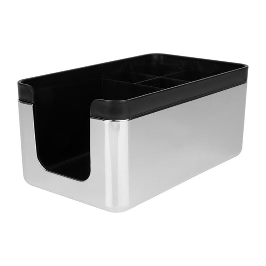 HU098 Olympia Kristallon Bar Caddy Verchroomd Abs