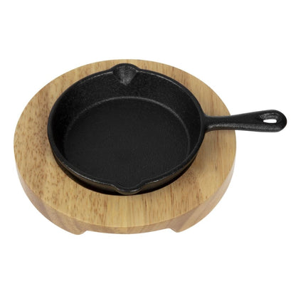 GJ553 Olympia mini gietijzeren ronde pan 11,5cm