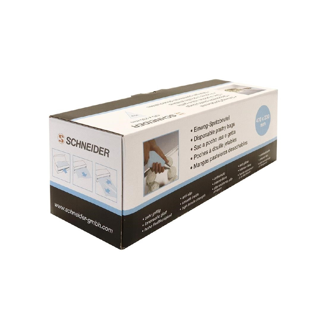 GT124 Schneider wegwerpspuitzakken blauw 47cm (100 stuks)
