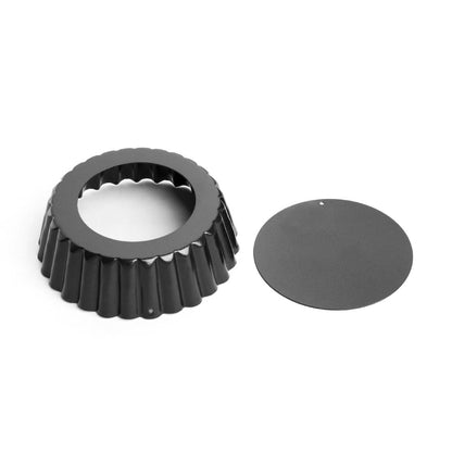 GC988 Vogue geplooide diepe anti-kleef quichevorm 10cm