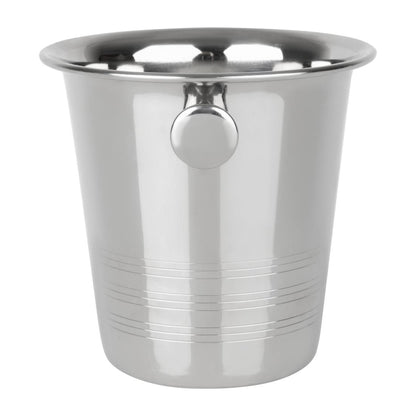 HY121 Olympia Ijsemmer Met Handvatten En Geëtst Detail Roestvrij Staal 1050ml
