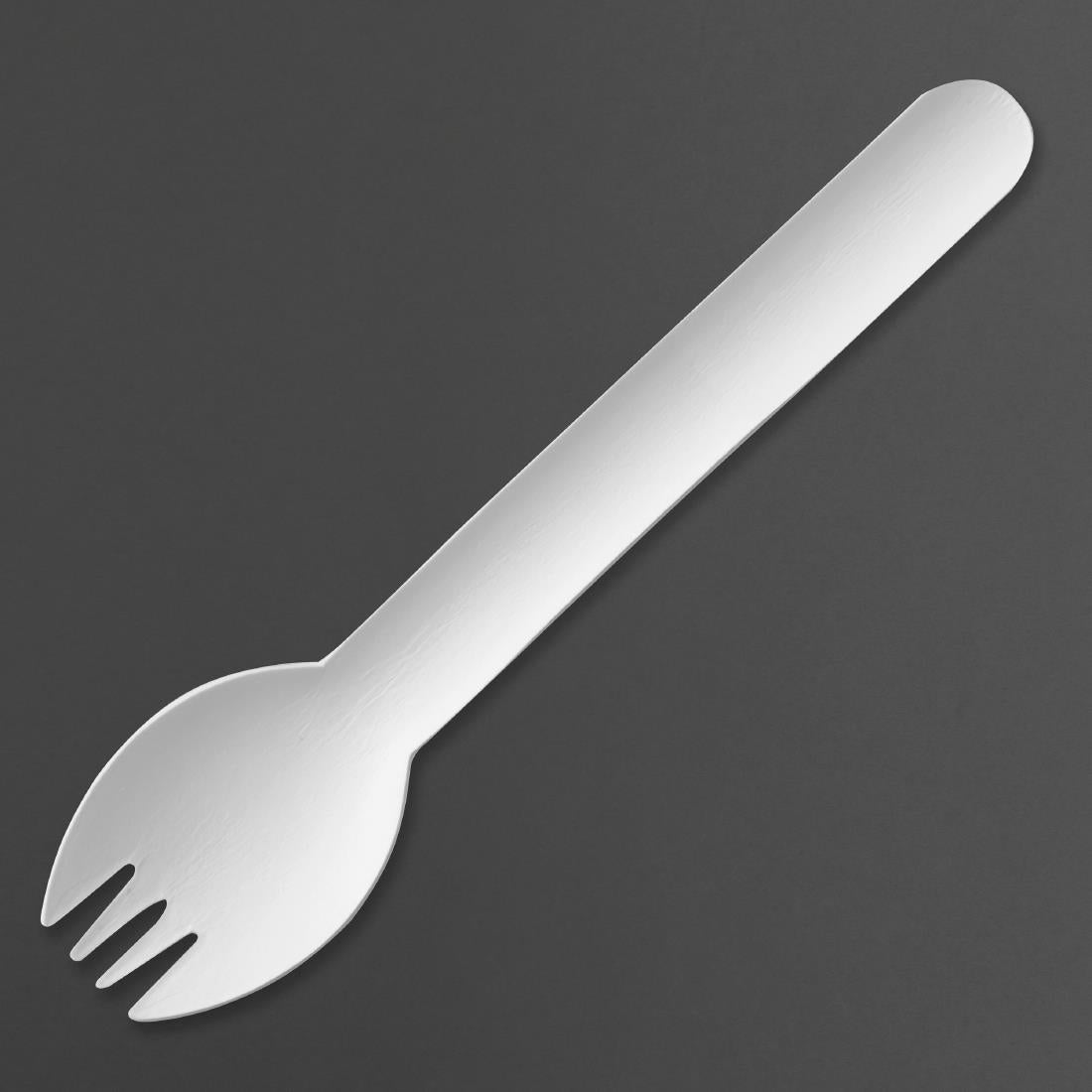 HT488 Fiesta Composteerbare Papieren Sporks 160 mm (100 stuks)