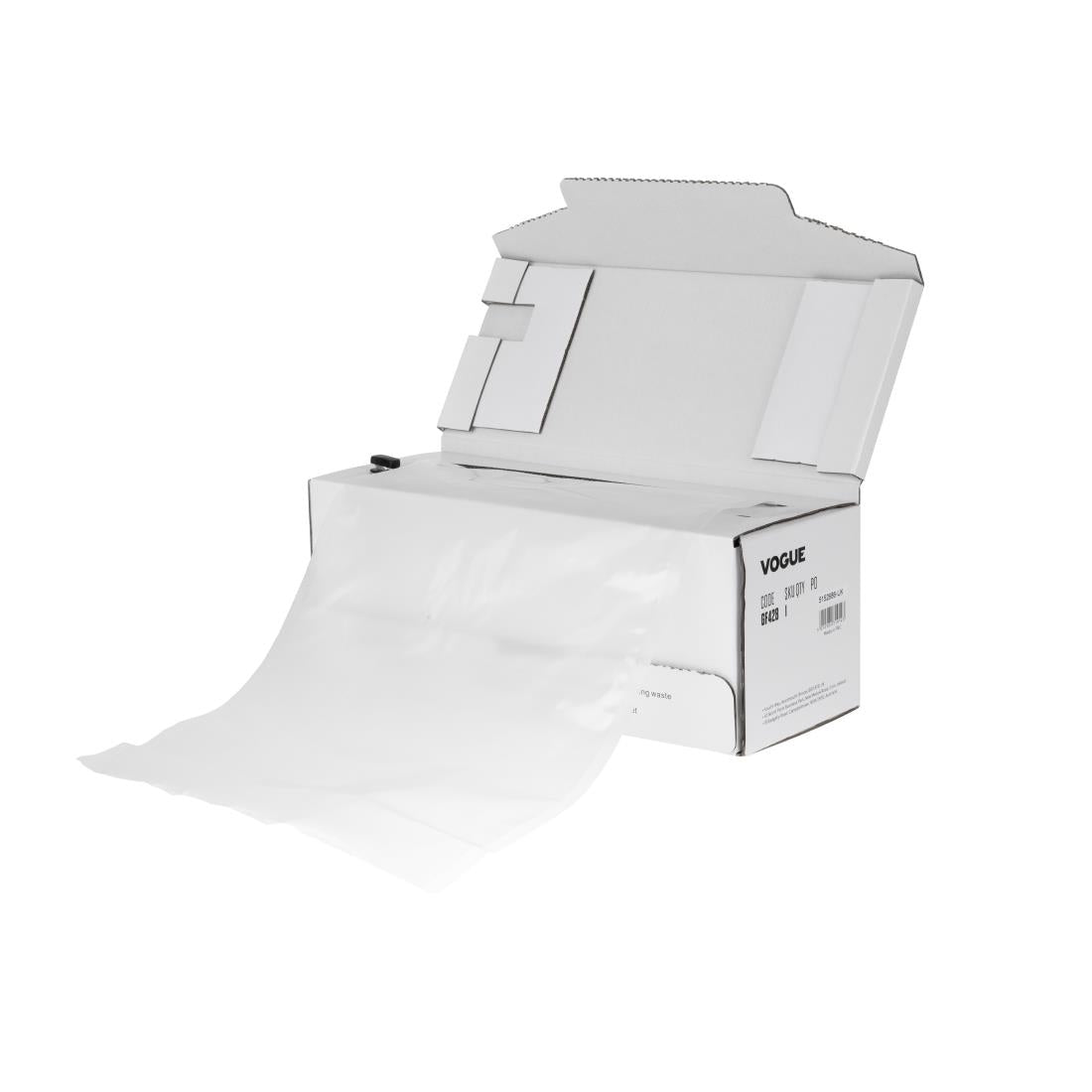 GF428 Vogue vacumeerzakken op rol met dispenser 30cm x 15m