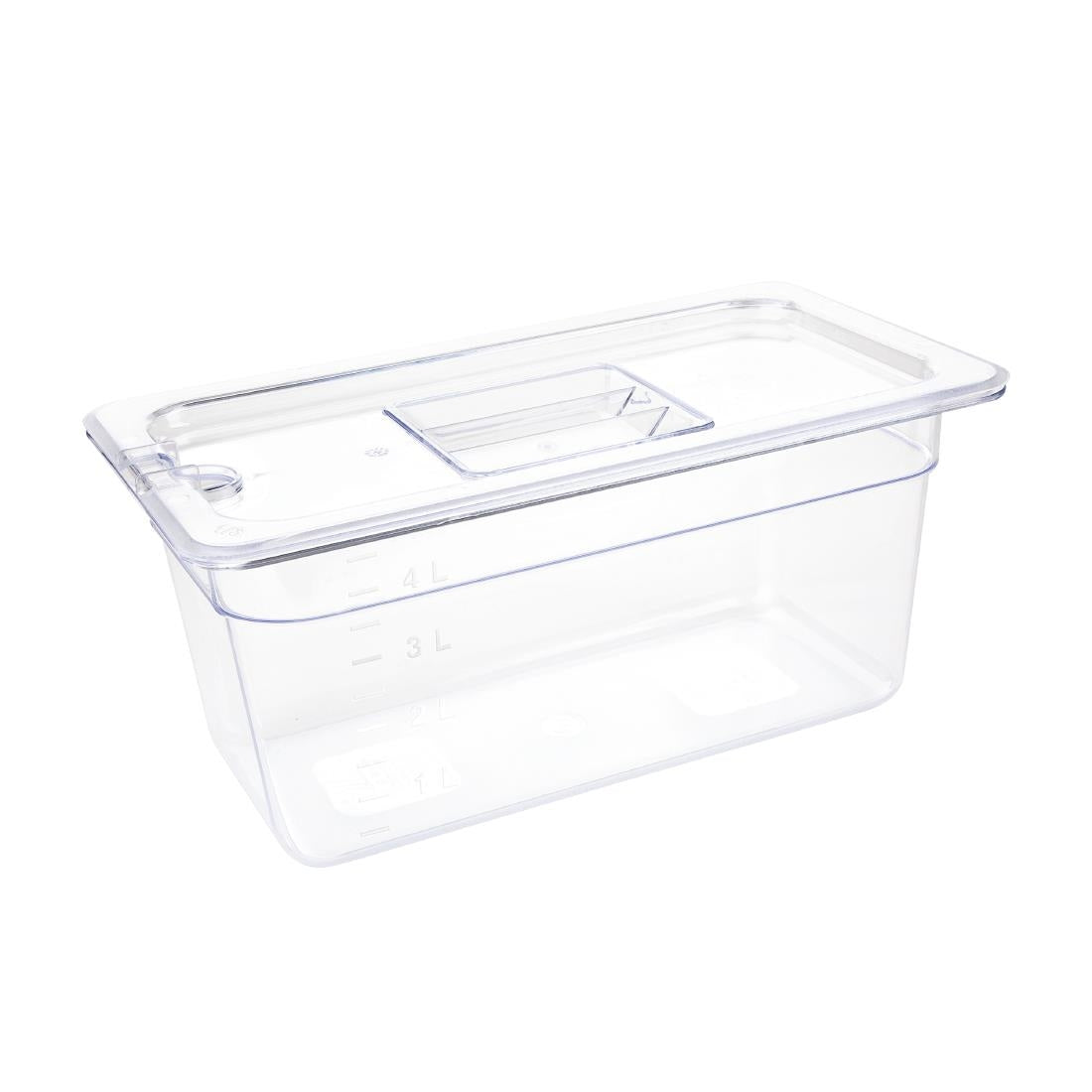 U234 Vogue polycarbonaat 1/3 gastronorm container 150mm doorzichtig