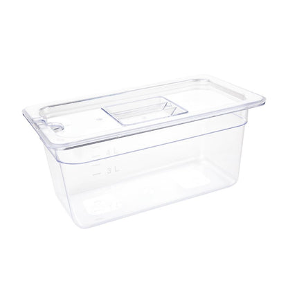 U234 Vogue polycarbonaat 1/3 gastronorm container 150mm doorzichtig