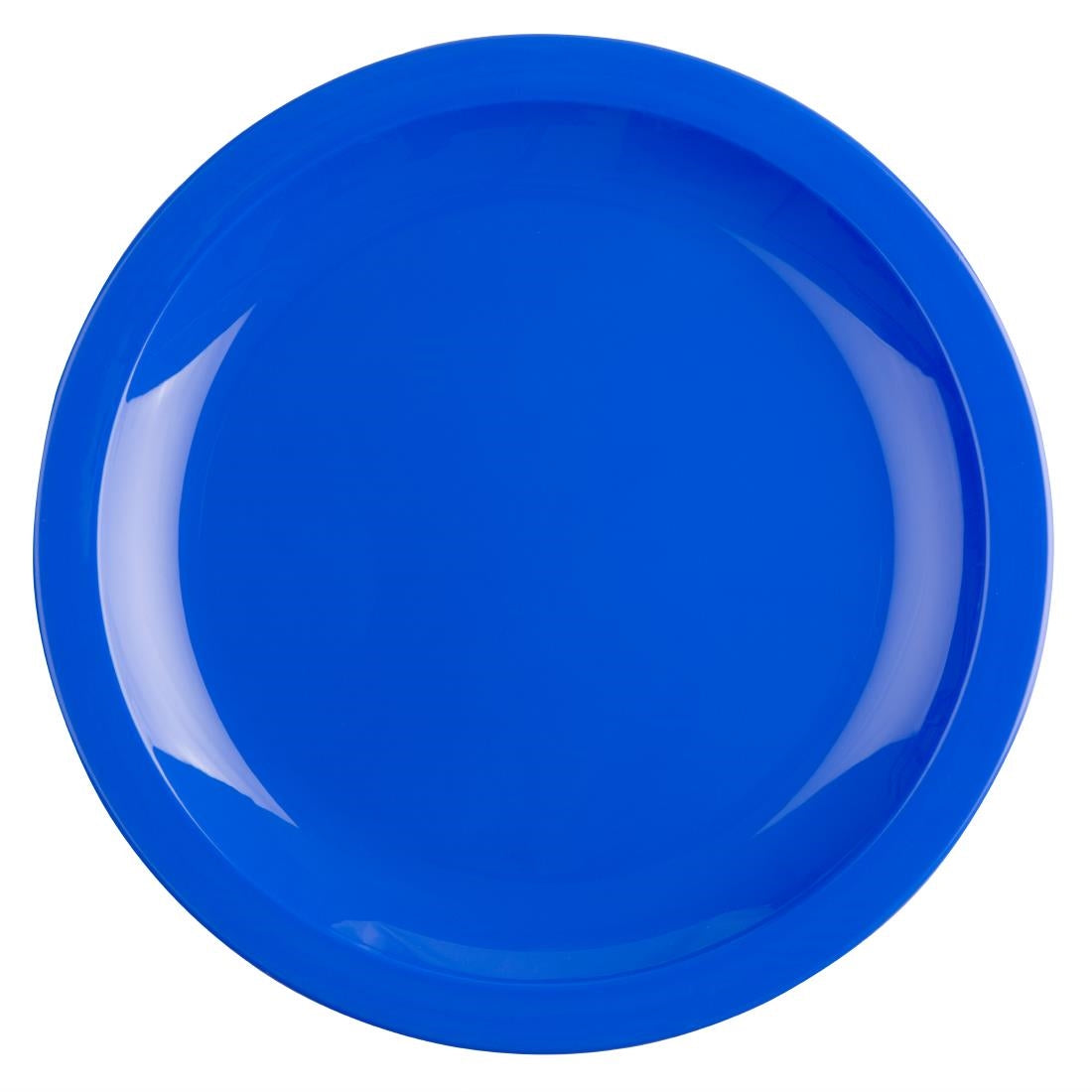 CB769 Olympia Kristallon polycarbonaat borden 23cm blauw (12 stuks)
