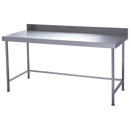 DC615 Parry volledig gelaste roestvrijstalen wandtafel 1200x700 mm