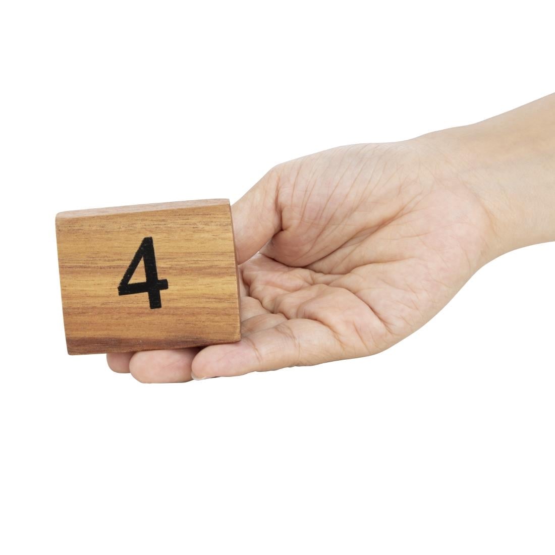 CL392 Olympia houten tafelnummers 1-10