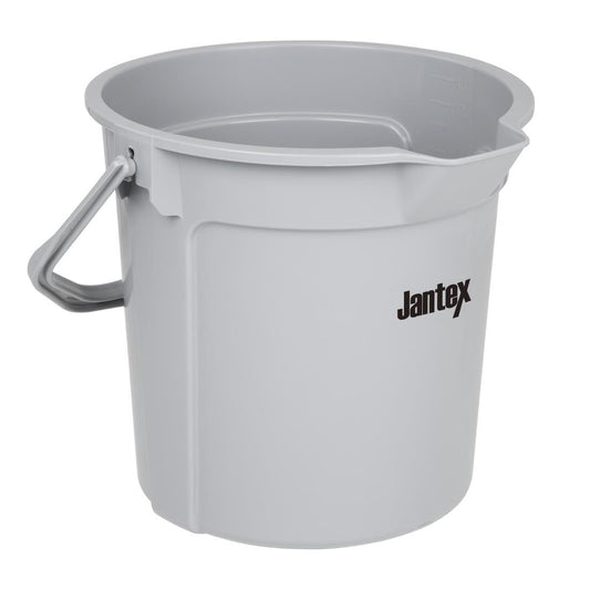 FU589 Jantex Grijze Maatemmer Met Schenktuit 14Ltr
