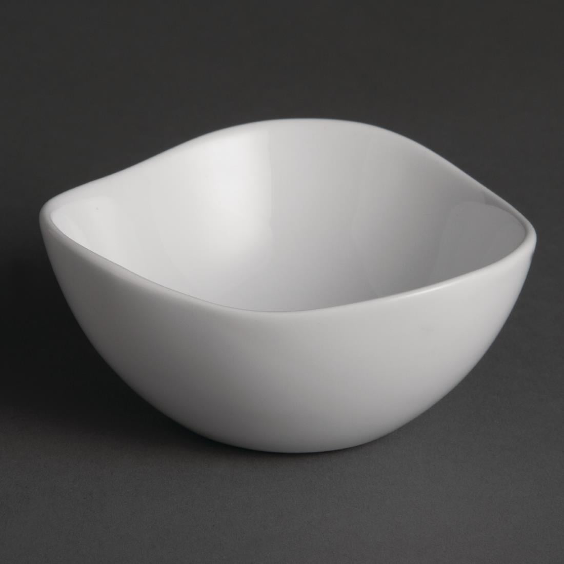 U185 Olympia Whiteware Golvende Kommen 10,5cm (12 Stuks)