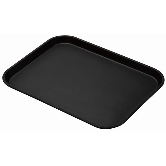 DB005 Cambro Treadlite rechthoekig antislip glasvezel dienblad zwart 45,7x35,5cm