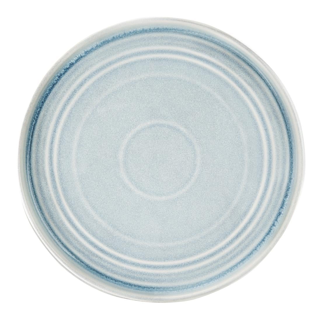 FB569 Olympia Cavolo Plat Rond Bord Ijsblauw 27cm (4 Stuks)