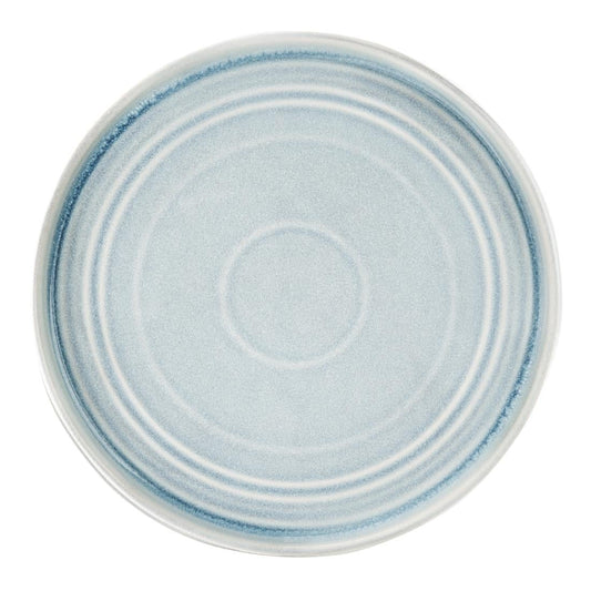 FB569 Olympia Cavolo Plat Rond Bord Ijsblauw 27cm (4 Stuks)