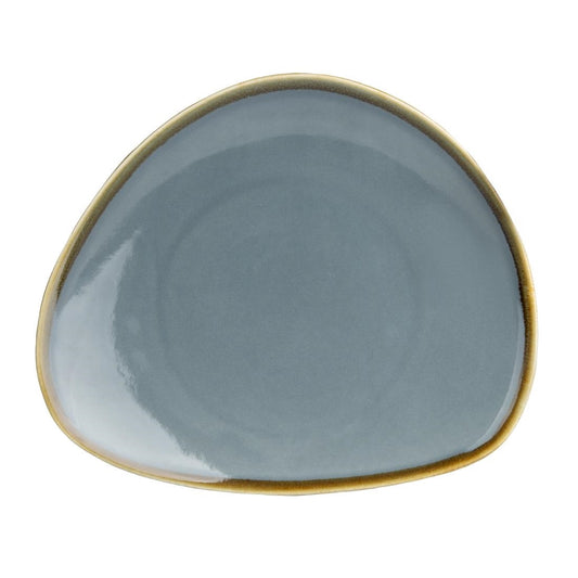 GP341 Olympia Kiln Driehoekige Borden Blauw 16,5cm (6 Stuks)