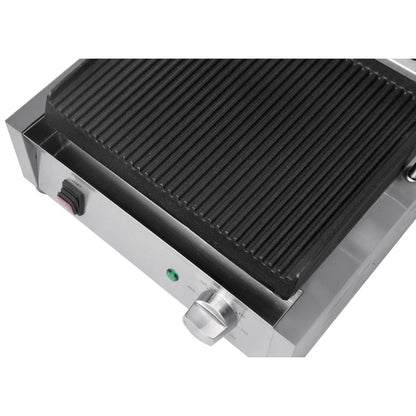 DY995 Buffalo Bistro enkele contactgrill groot groef/groef