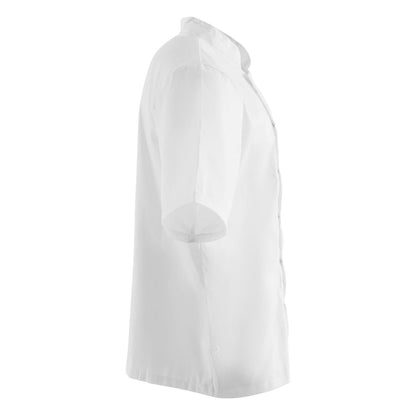SA822 Whites Boston Unisex Koksbuis Wit M (5 stuks)