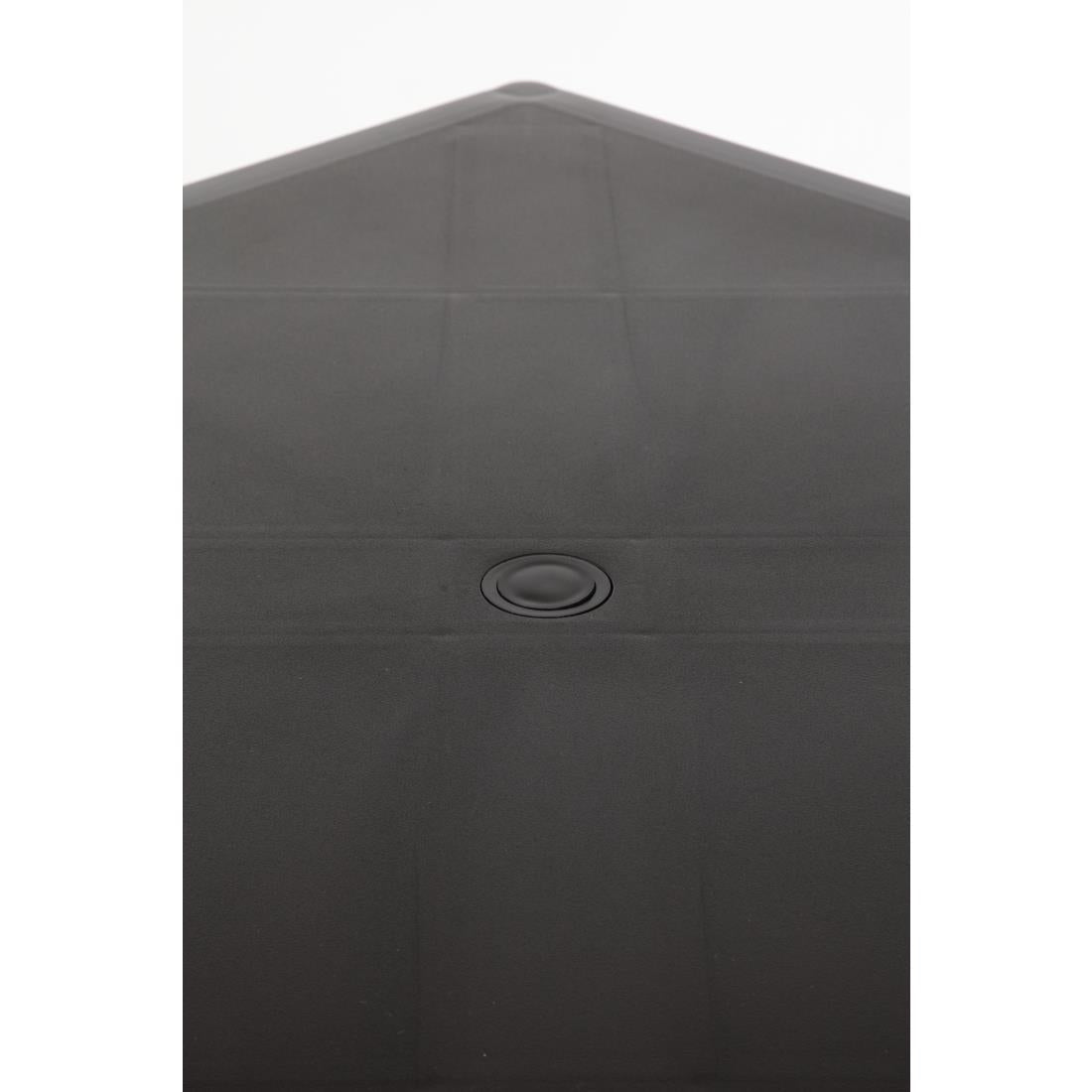 GJ970 Bolero vierkante horeca tafel met aluminium poten zwart 75cm