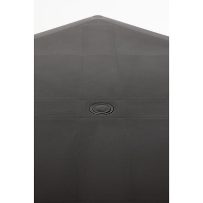 GJ970 Bolero vierkante horeca tafel met aluminium poten zwart 75cm