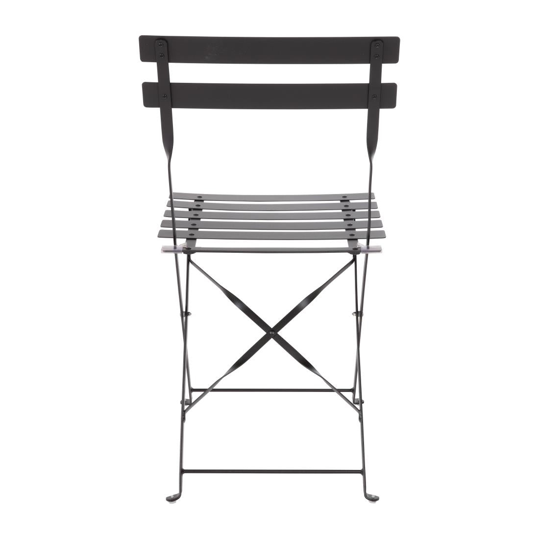 SA658 Bolero stalen tuinset zwart (tafel en twee stoelen)