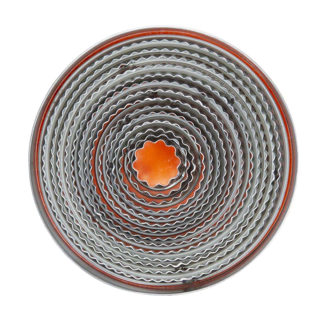 E019 Vogue uitsteekvormen set rond golvend (11 stuks)