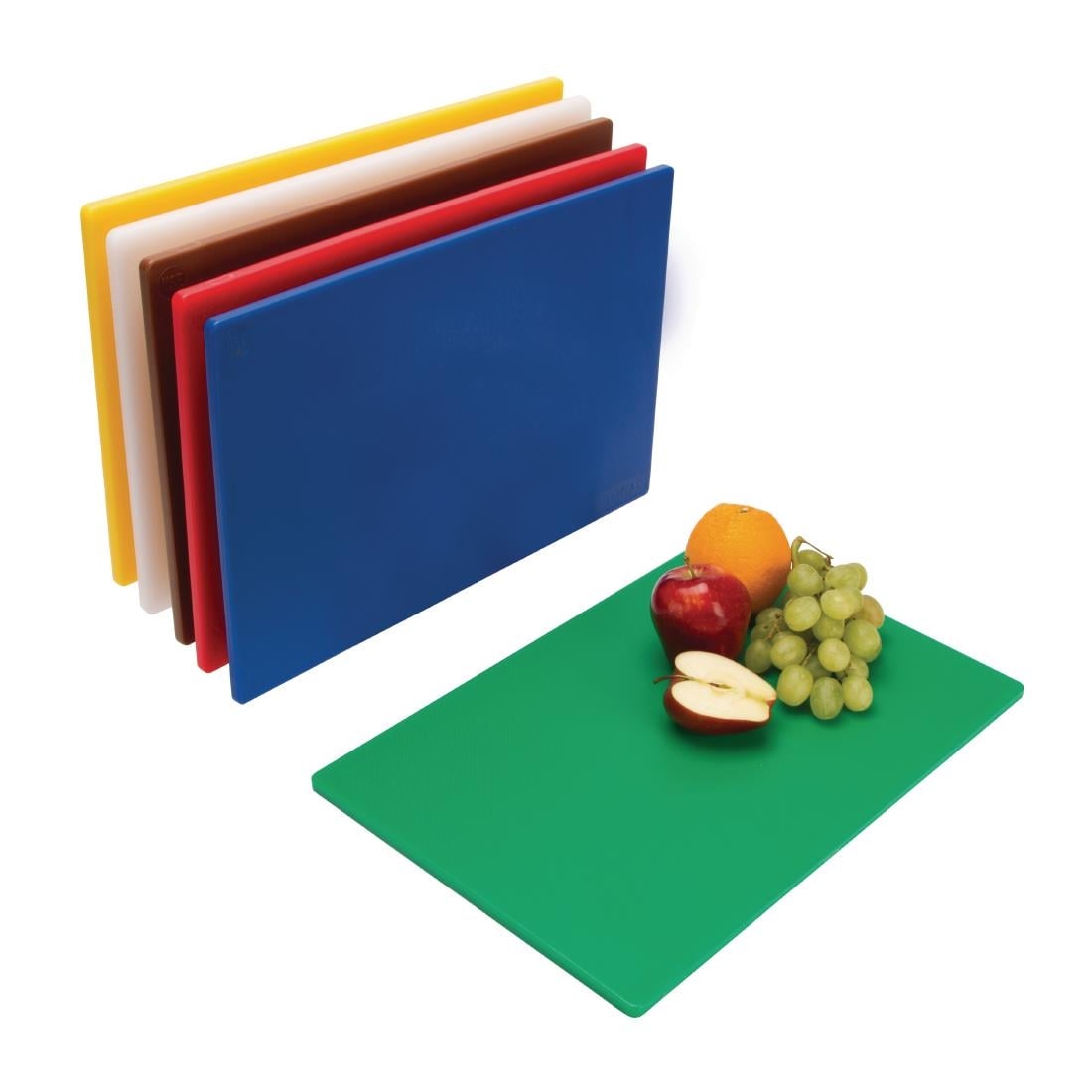 W356 Hygiplas LDPE snijplanken HACCP 450(B) x 300(L) x 10(H)mm (6 stuks)