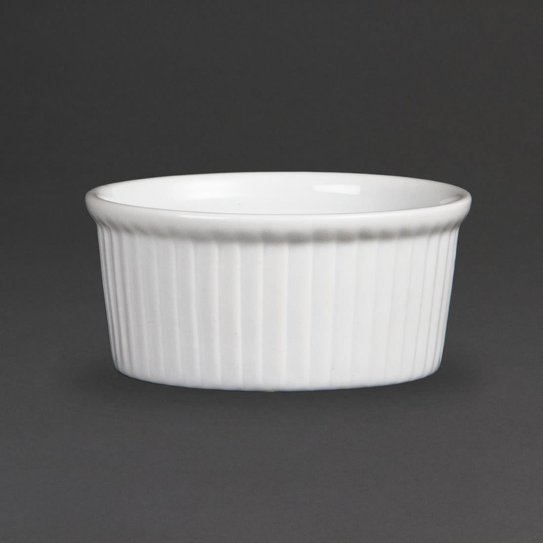 W432 Olympia Whiteware Ramekins 8,5cm (12 Stuks)