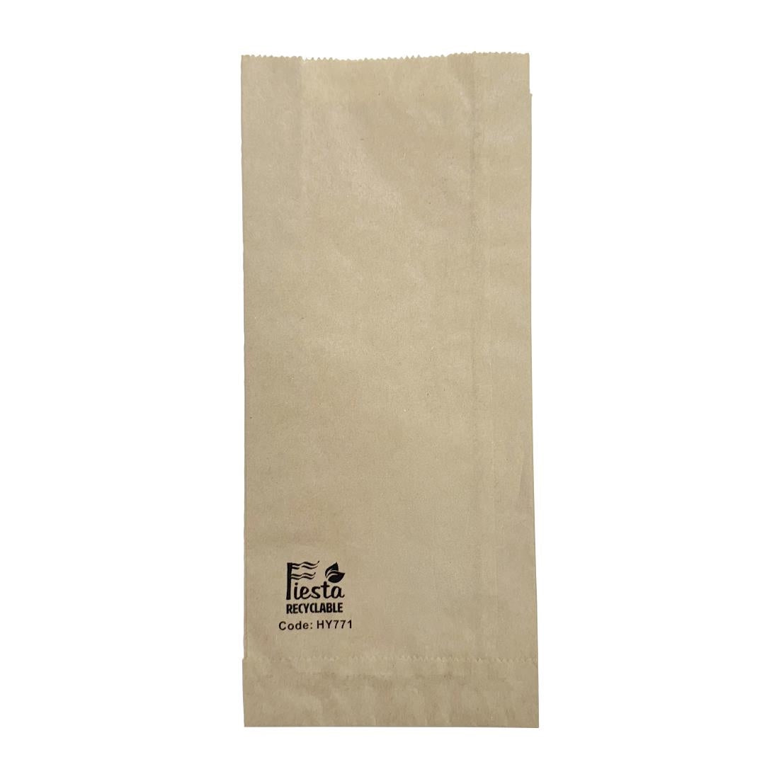 HY771 Fiesta Recycleerbare Baguette/Panini Papieren Zakjes 250x110x45mm (1000 stuks)