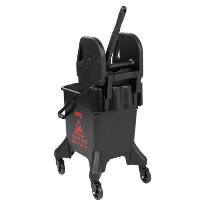HW636 Jantex 20Ltr Hoge Mopemmer En Wringer - Rode Opdruk