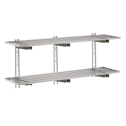 DS448 Gastro M RVS wandplank zonder steunen 140x40cm