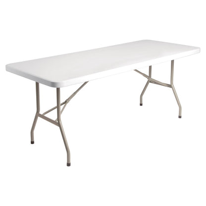 U579 Bolero rechthoekige klaptafel grijs 183cm