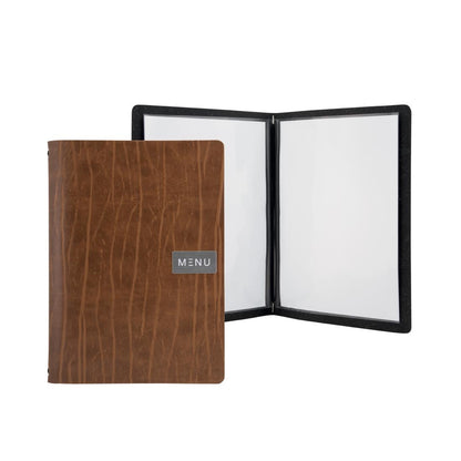 CU926 Securit Leder Serie Ruga Bonded leather menukaart A4