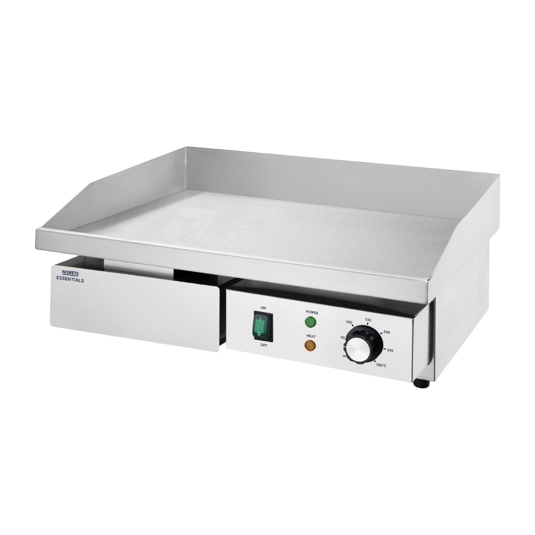DA397 Nisbets Essentials tafelmodel elektrische bakplaat 48 x 31cm 3000W