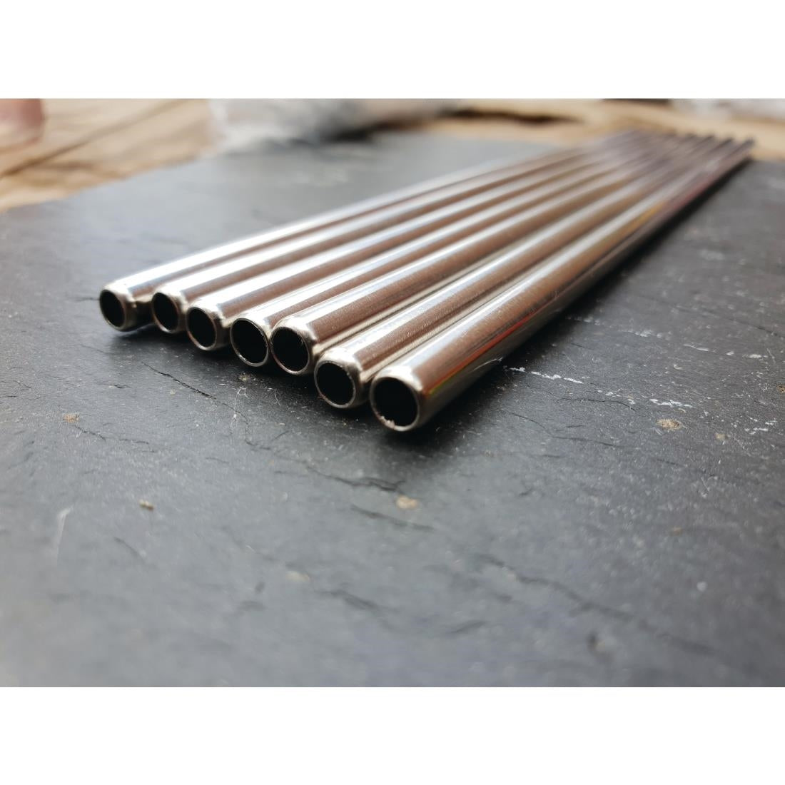CW490 Beaumont RVS rietjes 21,5cm (25 stuks)