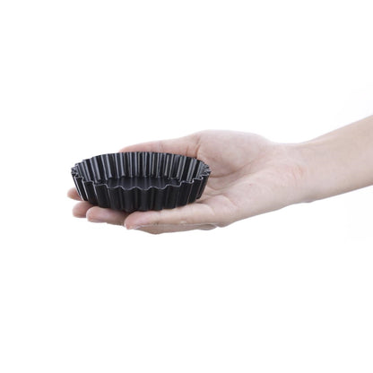 CW991 Vogue mini anti-kleef quichevormen met losse bodem 10cm (3 stuks)
