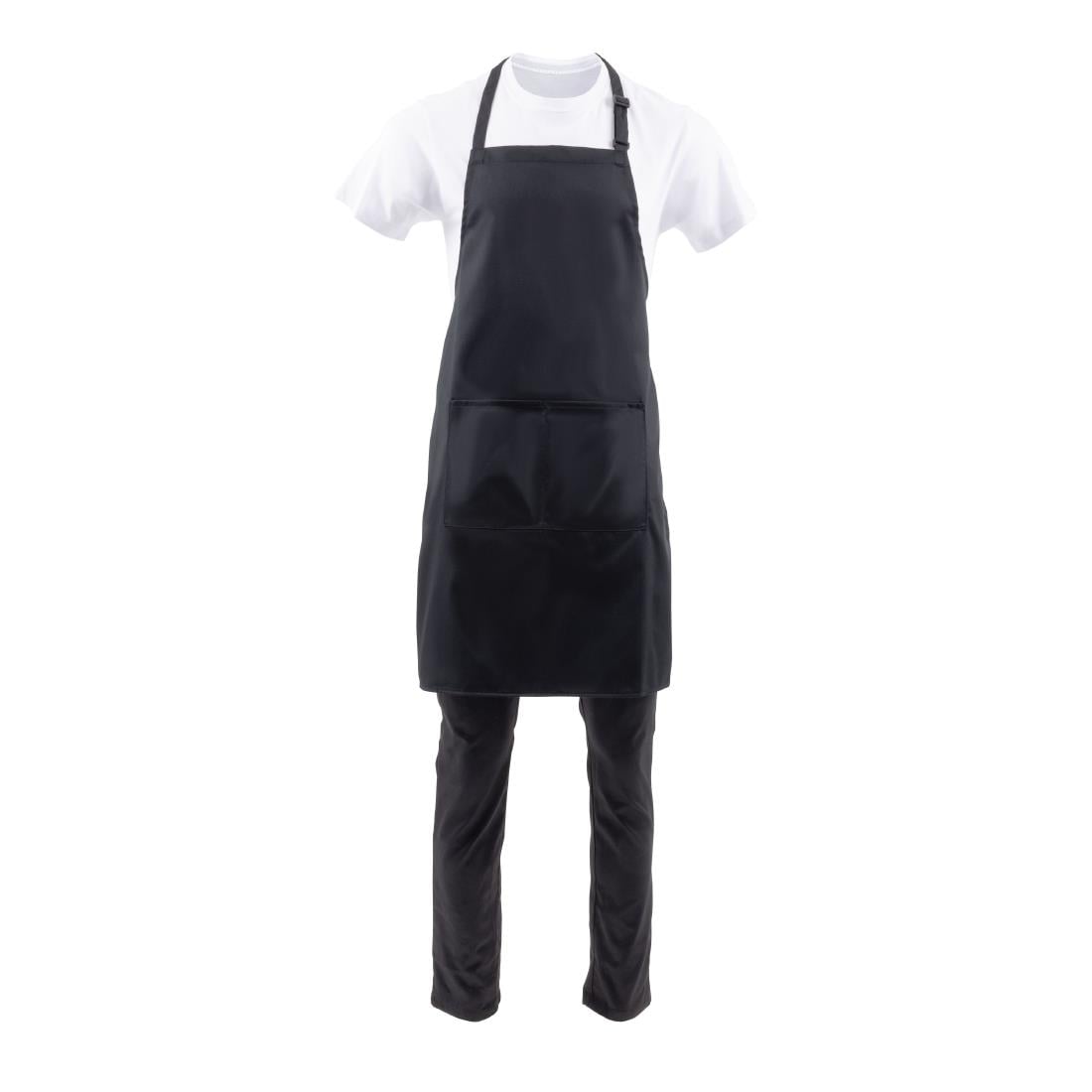 A924 Chef Works halterschort zwart