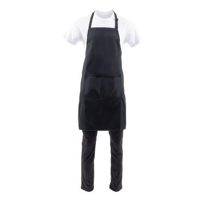 A924 Chef Works halterschort zwart