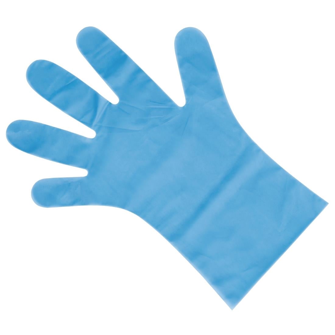 FC488-L Nisbets Essentials poedervrije TPE handschoenen blauw L (200 stuks)
