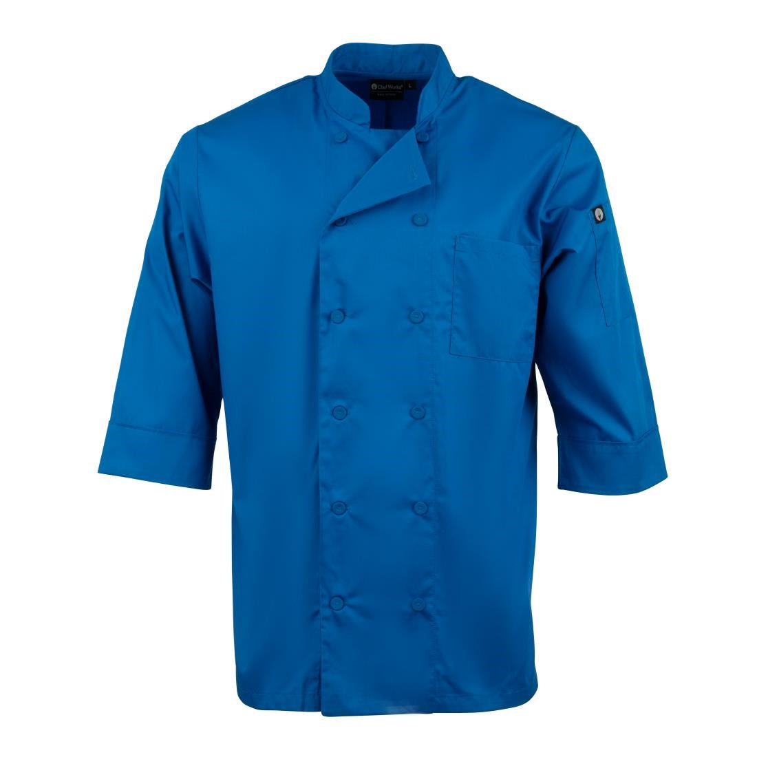 B178-S Chef Works unisex koksbuis blauw S
