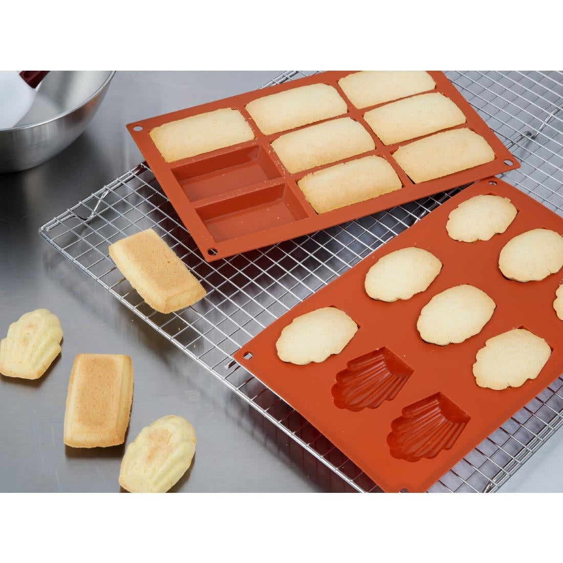 JA314 Vogue Silicone Madeleinenvorm 9 Cup