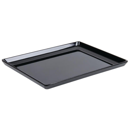 GF075 APS Float platte melamine schaal zwart GN 1/1