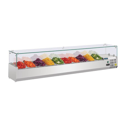 G611 Polar G-serie opzetkoelvitrine 10x GN 1/4