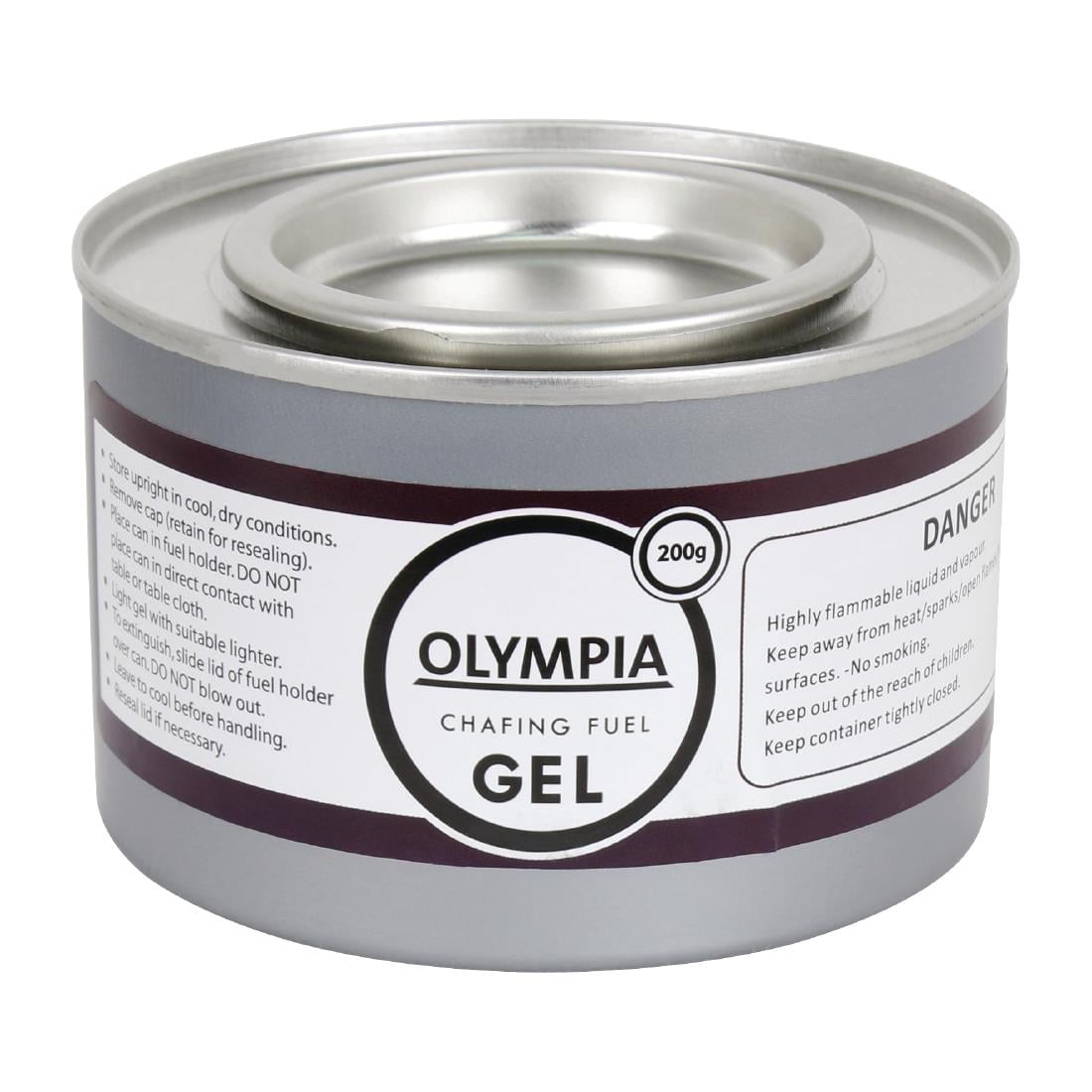 S600 SPECIALE AANBIEDING Olympia Milan Chafing Dish met 24-pak Olympia gel brandpasta