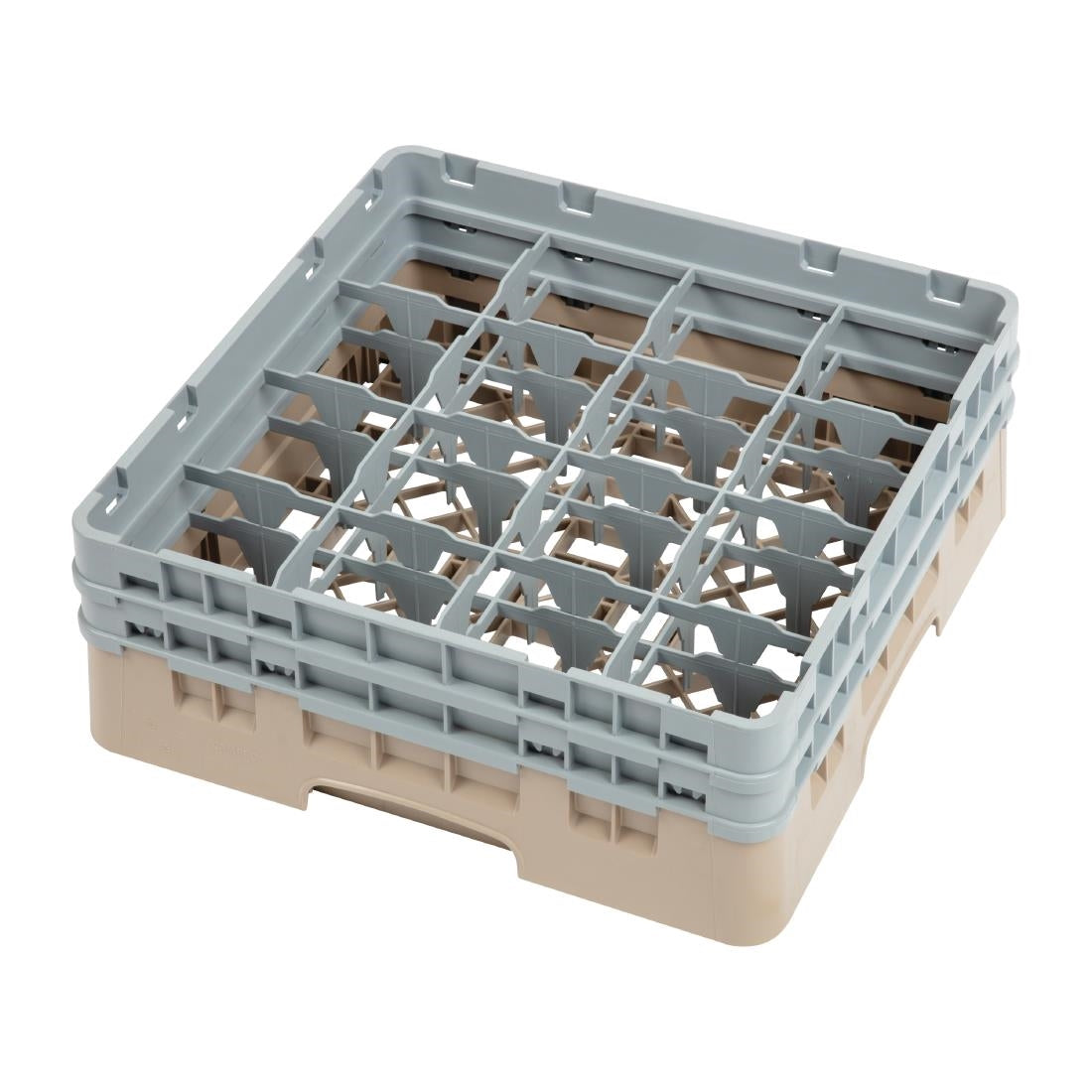DW551 Cambro Camrack vaatwaskorf met 16 compartimenten max. glashoogte 13,3cm
