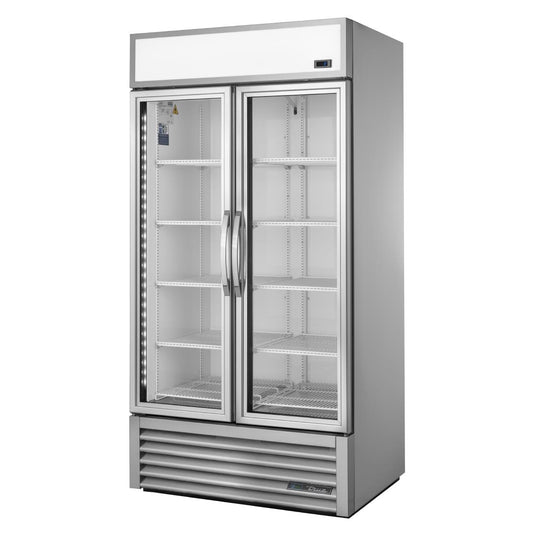 CW389 True koeling met 2 glazen deuren 991l aluminium gdm-35hc-tsl01