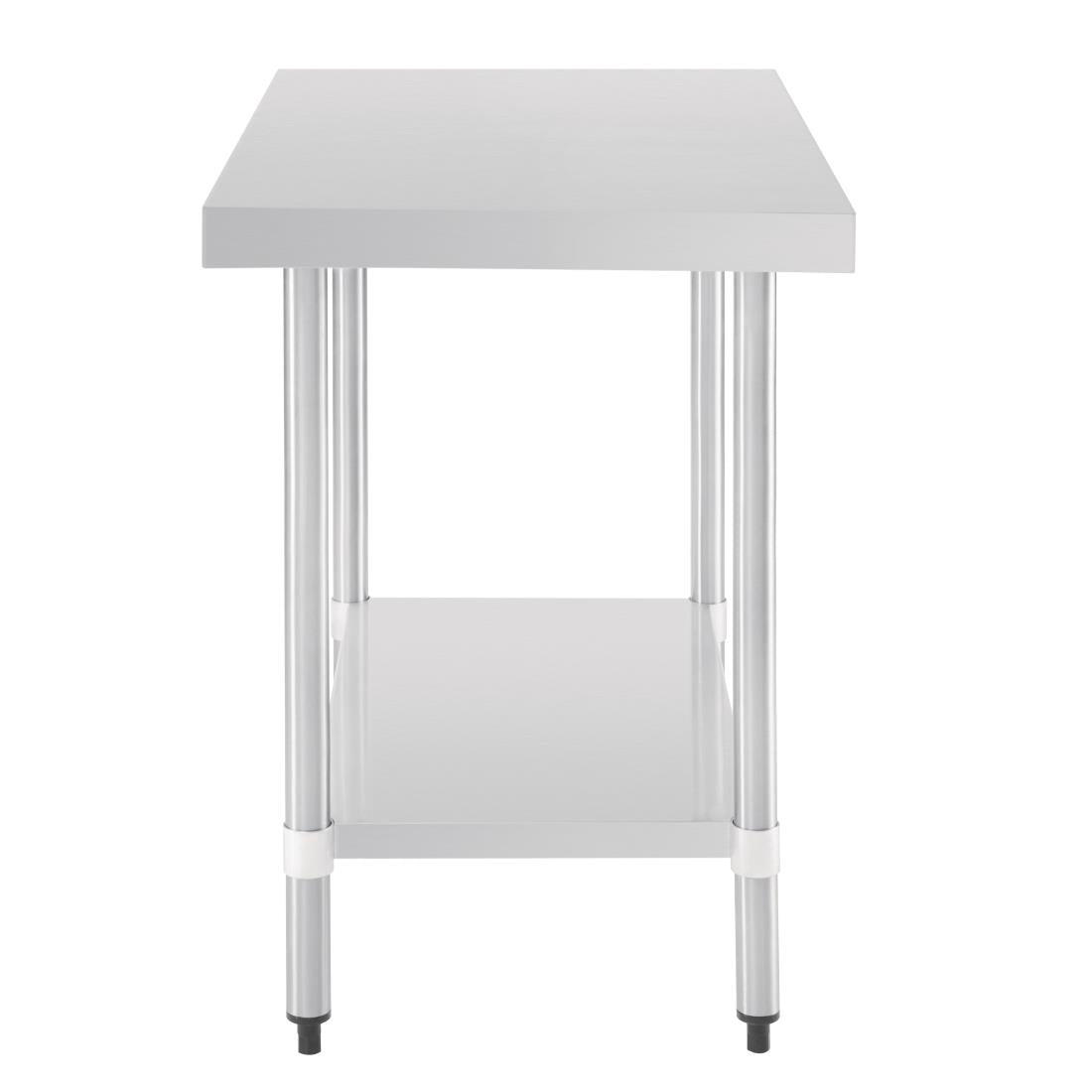 T375 Vogue RVS werktafel zonder achteropstand 90x90x60cm