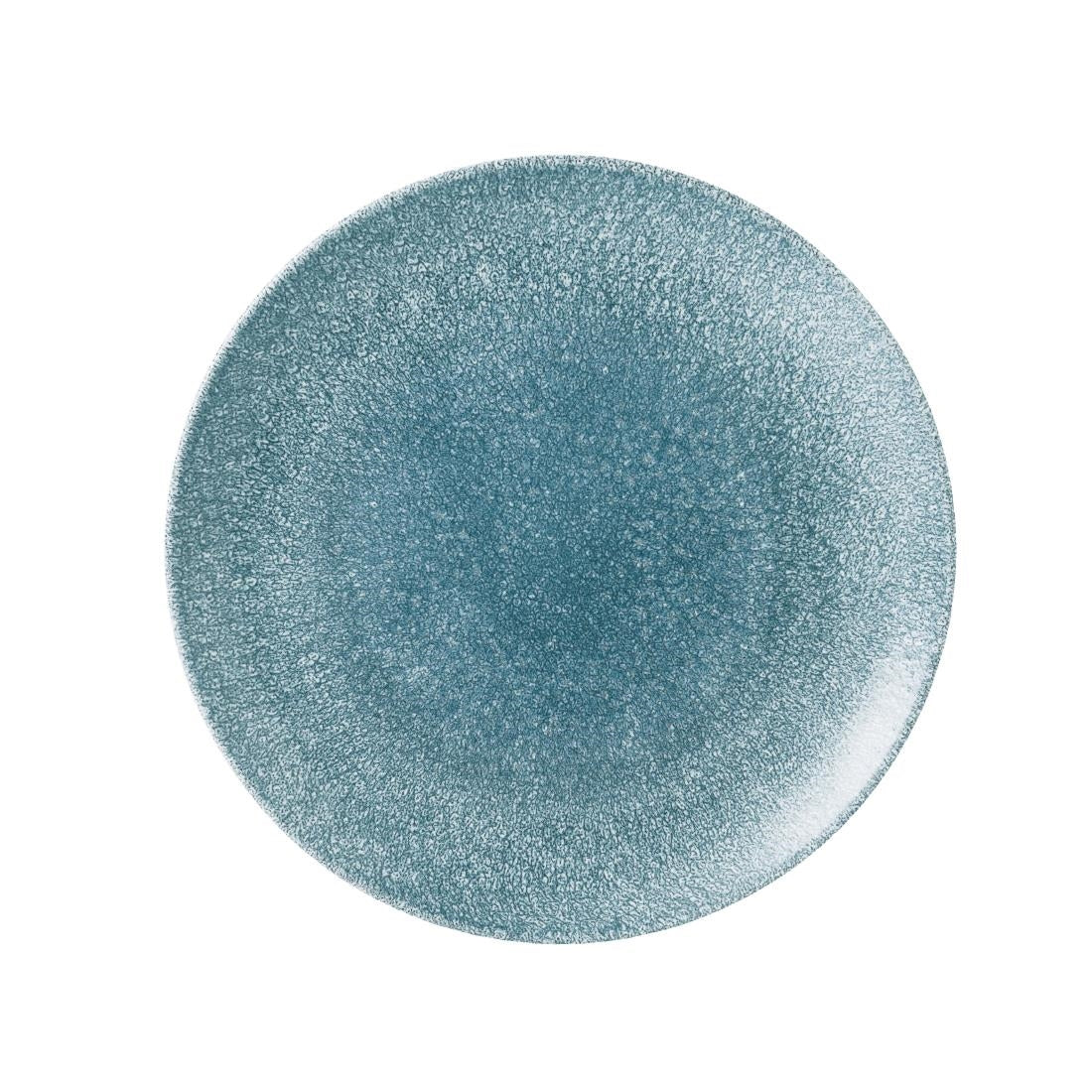 DE882 Churchill Raku Topaz Blue Evolve Coupe Bord 28.6cm (12 stuks)