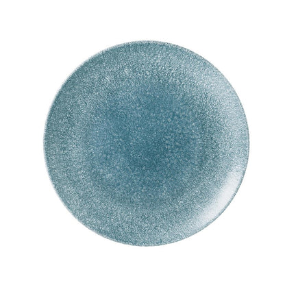 DE882 Churchill Raku Topaz Blue Evolve Coupe Bord 28.6cm (12 stuks)