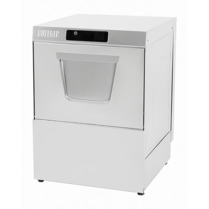 HC519 Buffalo Digitale Onderbouw Vaatwasser Met Afvoerpomp 500mm Mand 5.5Kw Enkelvoudige Fase