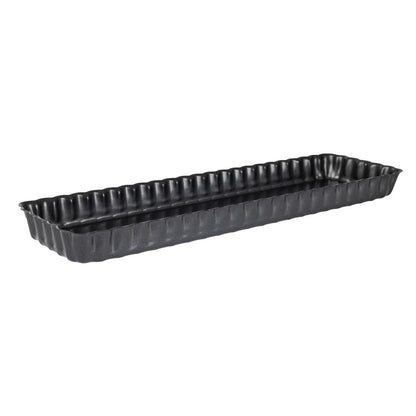 CY117 De Buyer rechthoekige anti-kleef taartvorm met losse bodem 35,6cm